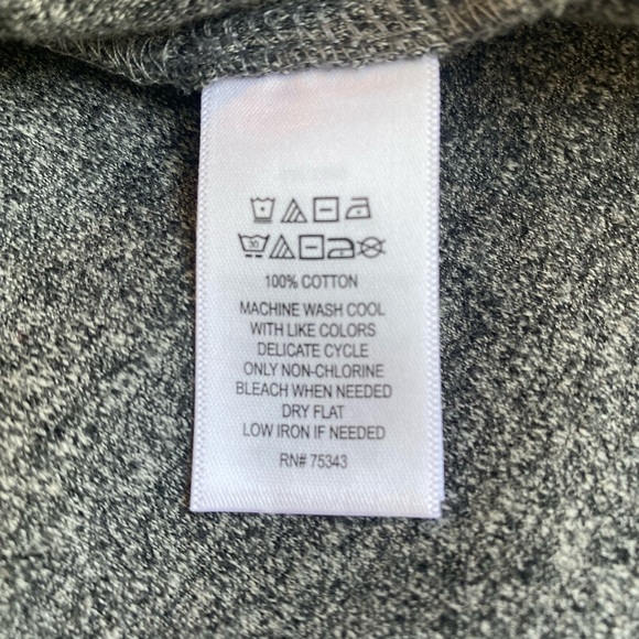 Grey Flare Cotton Side Zip Skirt Small - Picture 6 of 7